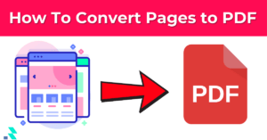 how to convert page to pdf